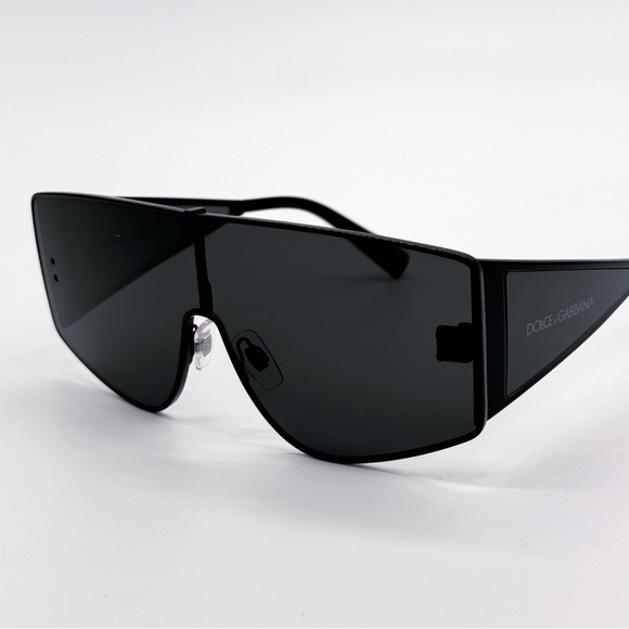 NEW DOLCE&GABBANA DG2305 01/87 OVERSIZED BLACK WOMEN SUNGLASSES DOLCE&GABBANA - Picture 5 of 10